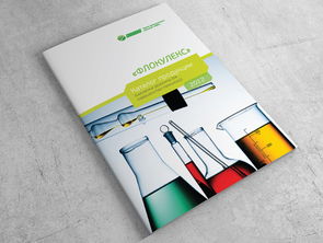 巧妙利用鮮亮顏色與斜角色塊營造視覺層次的化學工廠宣傳手冊設計